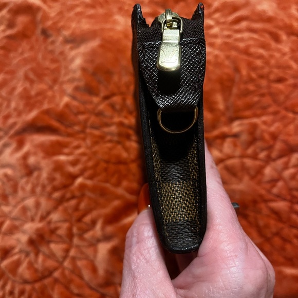 Louis Vuitton Brown and Black Checkered Pouch - Picture 3 of 5